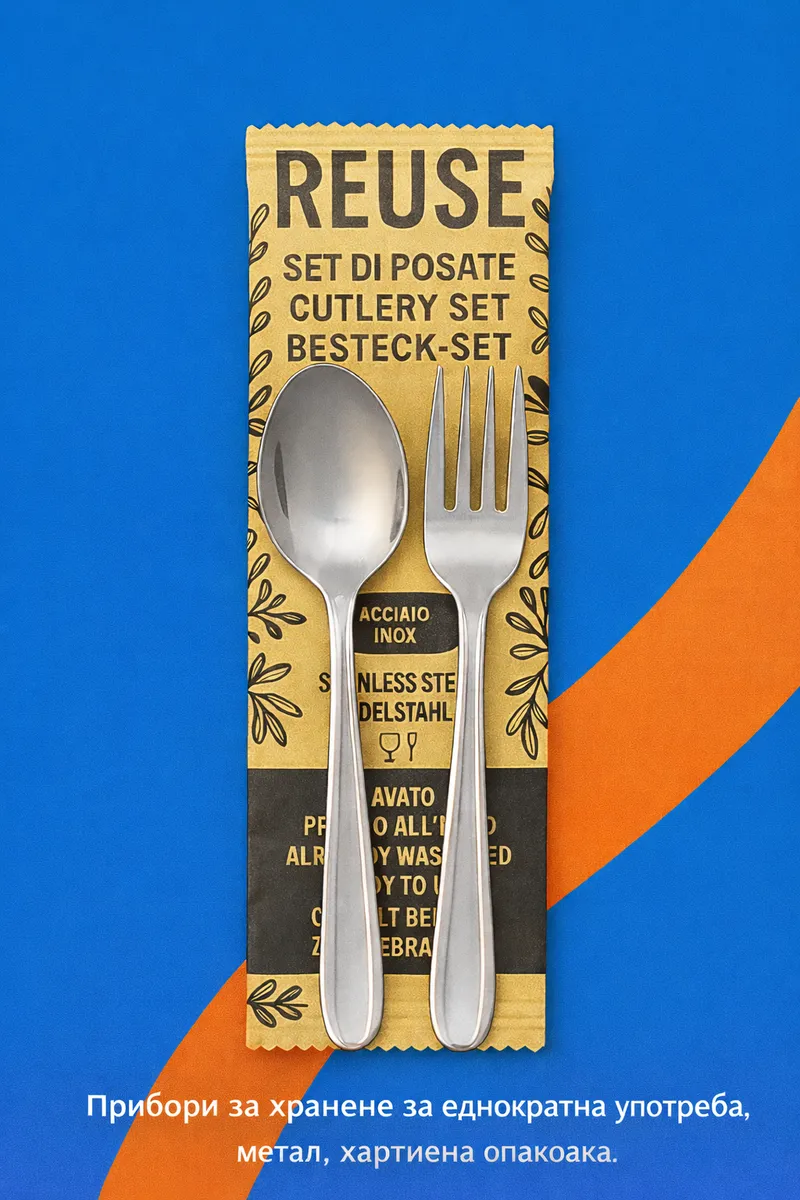 Прибори за многократна употреба от метал